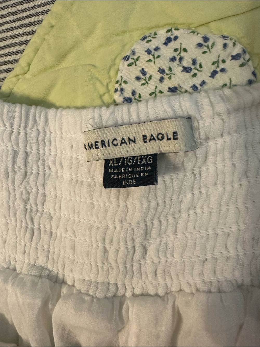 American Eagle Outfitters White Tiered Maxi Skirt - Picture 3 of 8